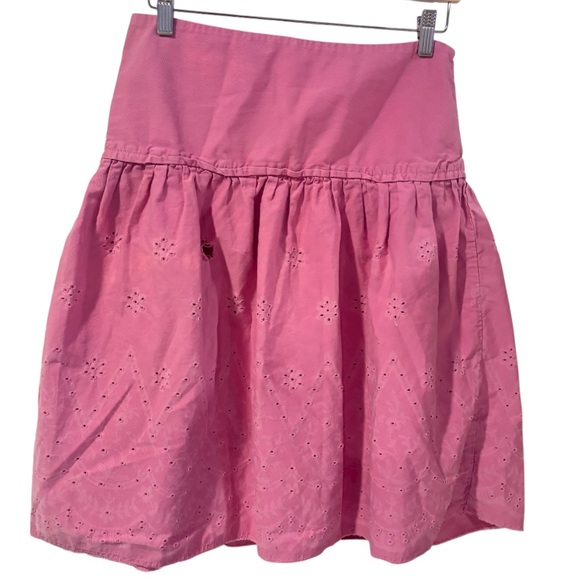 United Colors Of Benetton Dresses & Skirts - United Colors of Benetton Pink Eyelet short Skirt Size Medium